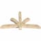Ekena Millwork Davenport Rough Sawn Timber Gable Bracket, Douglas Fir, 84"W x 49"H x 6"D x 6"F, 14/12 Pitch GBW084X49X0606DAV00RDF - alternate 2